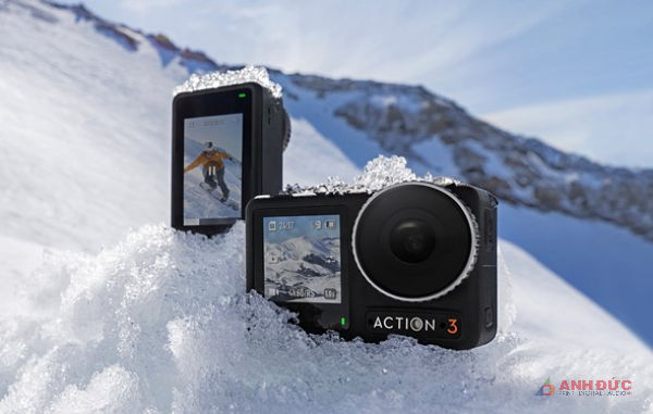 DJI Osmo Action 3 có độ bền cao với trang bị kính cường lực cho màn hình và ống kính