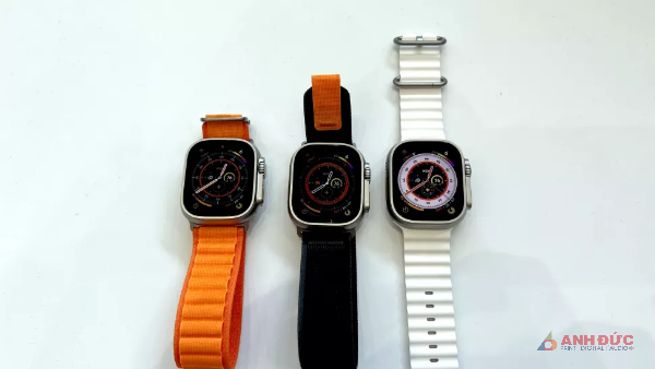 Ba loại dây đeo cho Watch Ultra là Alpine, Trail và Ocean